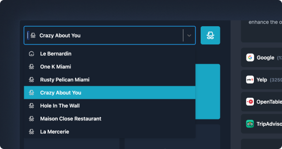 Restaurant Spy